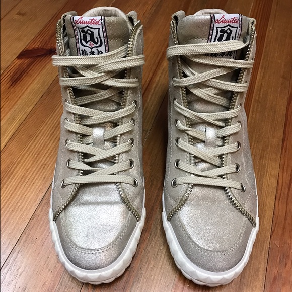 Ash Shake Gold Sneakers