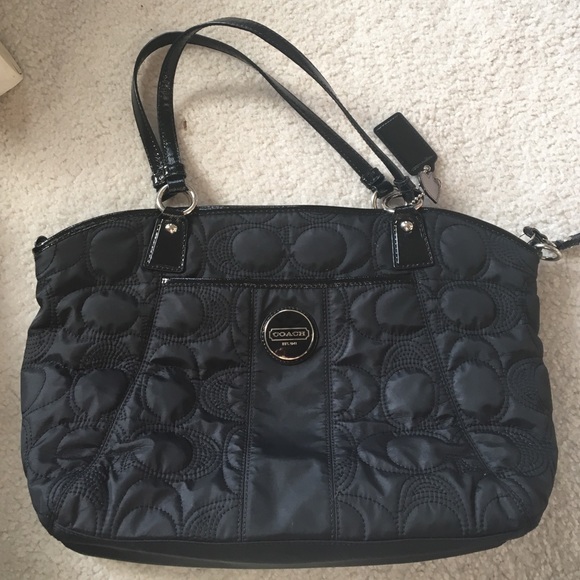 Coach Black water proof bag