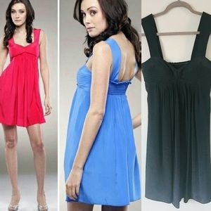 Black Halo 100% Silk Slip Dress - XS