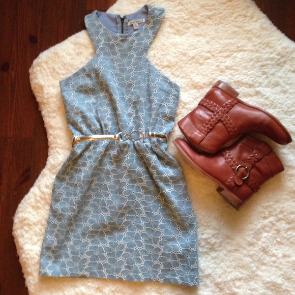 Cut In Floral Eyelet Dress - Lucca Couture - Picture 3 of 6