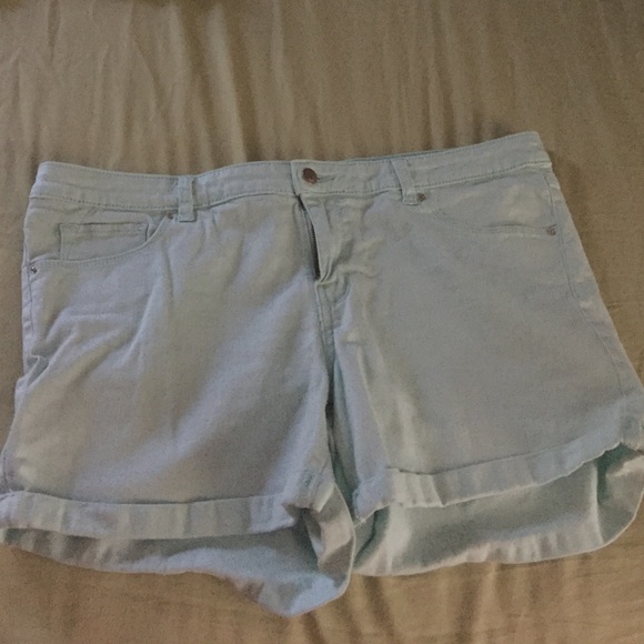 Size 16 light blue shorts