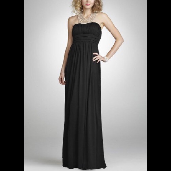 *NWT* Black Dress with Pearl/Rhinestone Neck - Picture 1 of 4