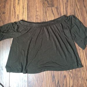 Off the shoulder shirt