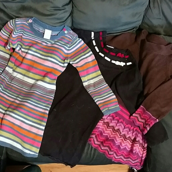 Gymboree gap sweater dresses size 5 girls
