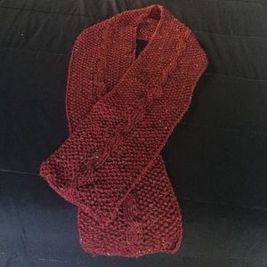 Handmade Dark Red Scarf