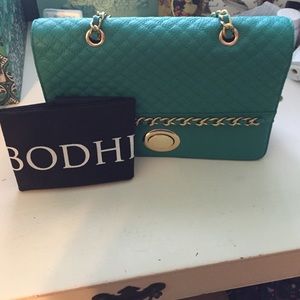 Bodhi green shoulder bag