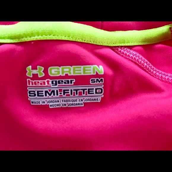 Womens hot pink Under Armor long sleeve base layer - Picture 2 of 4