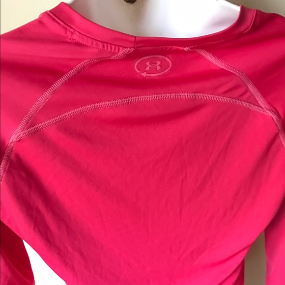 Womens hot pink Under Armor long sleeve base layer - Picture 4 of 4
