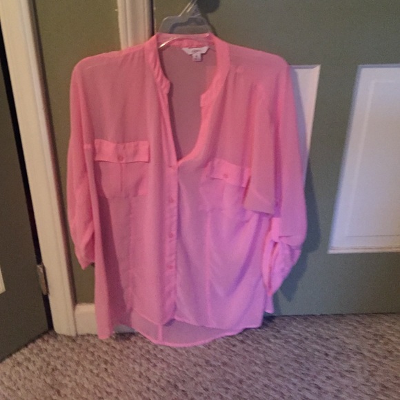 pink blouse