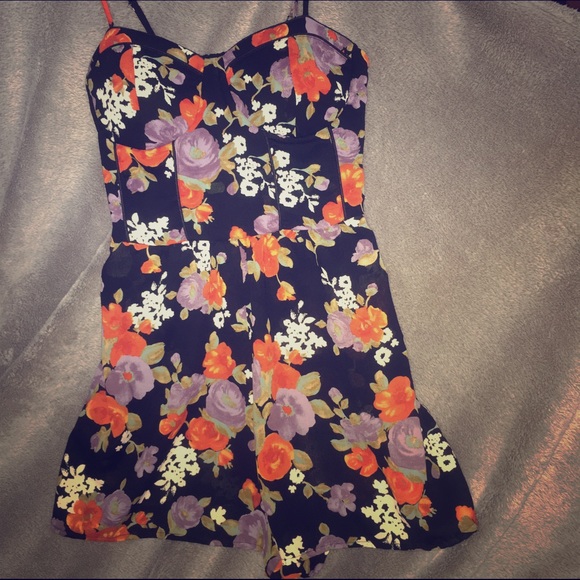 SALE Floral Romper