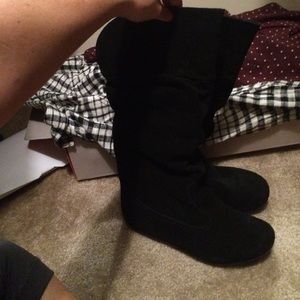 Target black suede boots