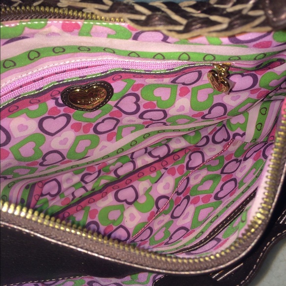 Lovecat Paris Metallic Brown Hobo HP🎉 2/5/17 - Picture 3 of 4