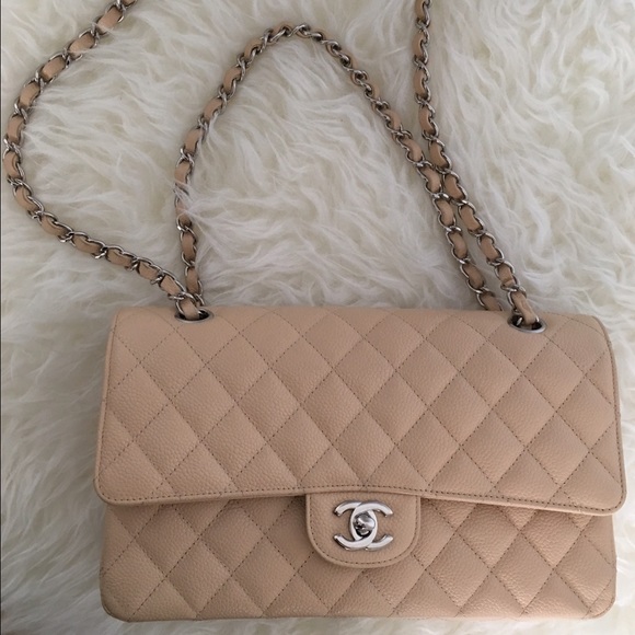CHANEL Classic Double Caviar Flap Bag