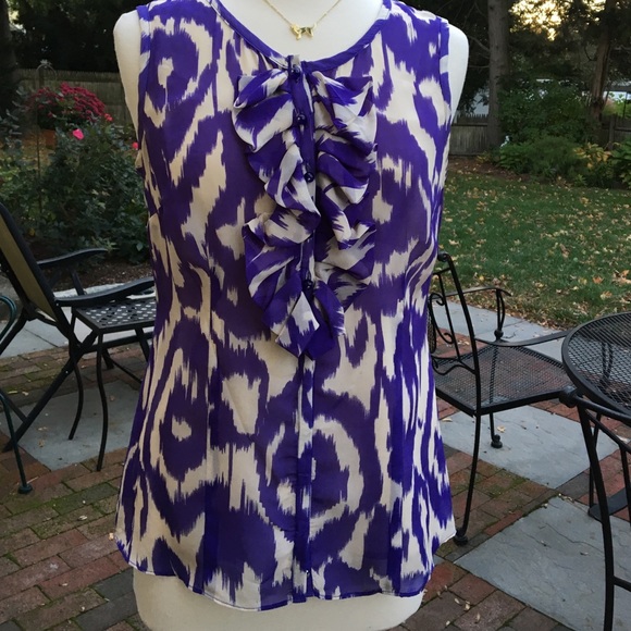 Silk sleeveless blouse by Mia Via Nordstrom