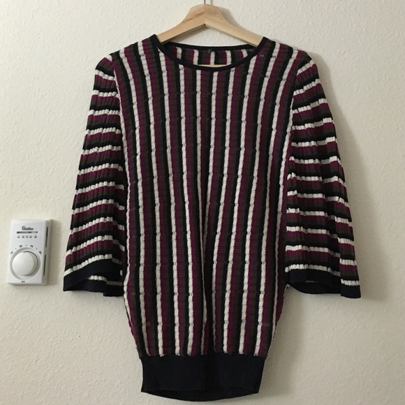 Sold-Multicolored stripes stylish top - Picture 2 of 4