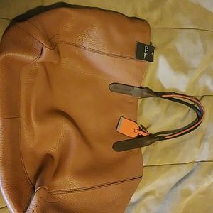 Cole Haan brown leather handbag
