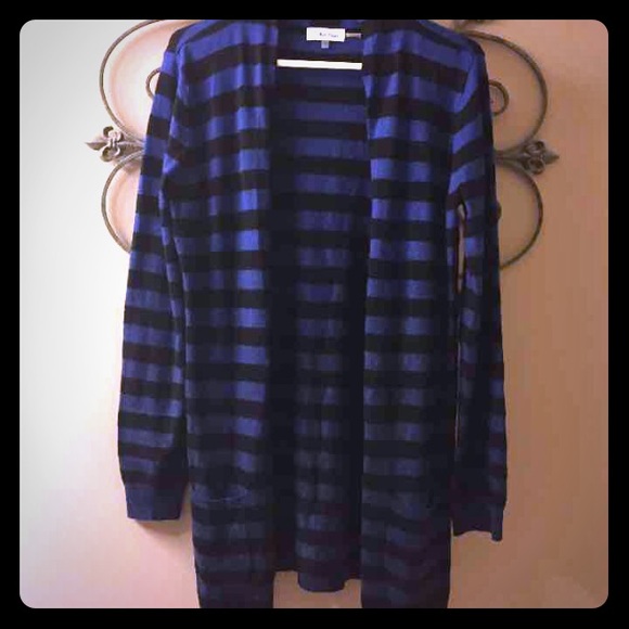 CALVIN KLEIN hombre striped cardigan