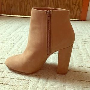 Aldo tan booties