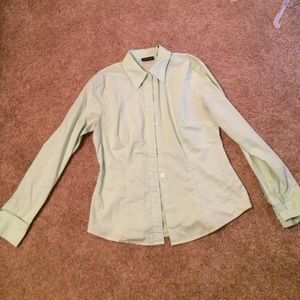 Mint green blouse