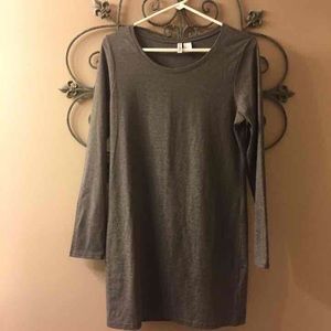 Divided by H&M gray tee dress