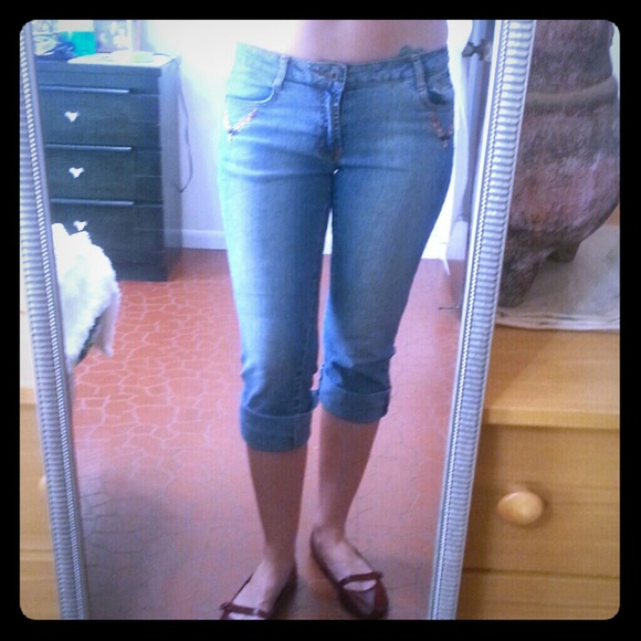 Apollo crop jeans size 5/6.