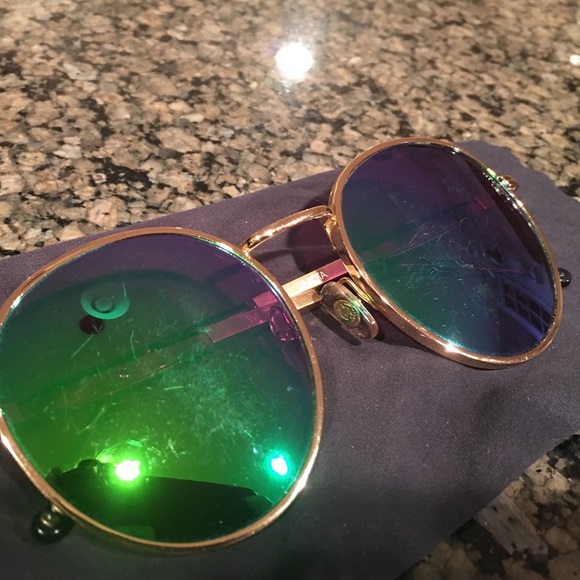 Wildfox Dakota round mirror sunglasses main image 4