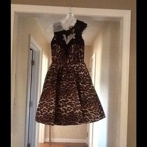 Size 00 Sherri Hill cheetah dress