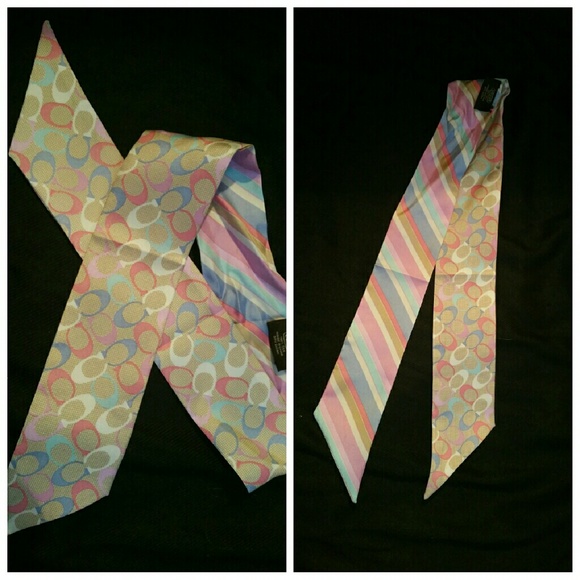 Pastel Coach Scarf