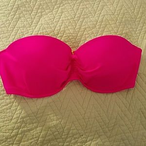 Pink VS Bandeau Swim Top