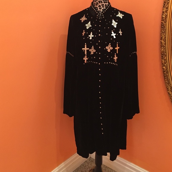 Double D Ranch Velvet Trail Duster Coat