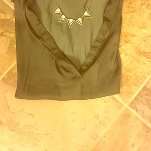 Forever 21 sleeveless dark green shirt NWOT