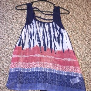 Red, white and blue tank top!