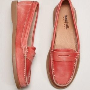 EUC Bed Stu Red Loafers Size:9
