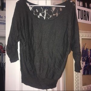 Adorable Top with see through back!