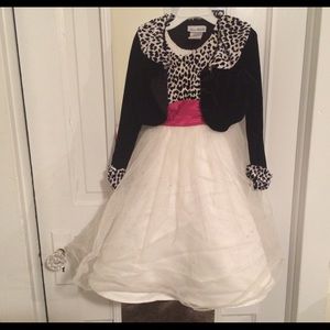 Jona Michelle 6 girls dress set EUC