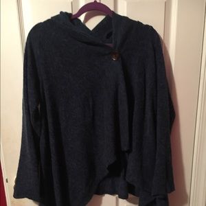 Dark Blue cape sweater