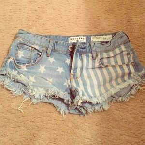 American flag shorts from Pacsun!