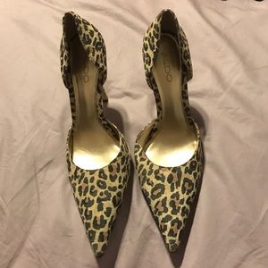 ALDO leopard pumps size 39