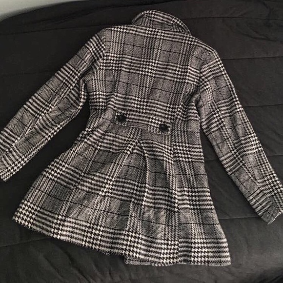 Patterned Pea Coat - Picture 2 of 2