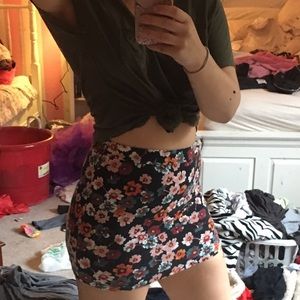 H&M bodycon mini skirt