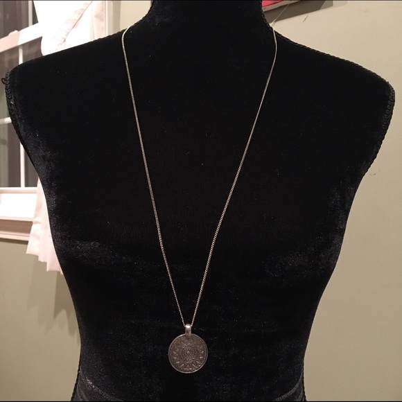 Ancient coin styled necklace
