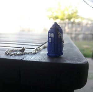 SALE!..Police Box Necklace