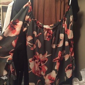 Floral Off Shoulder Blouse