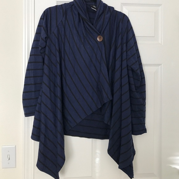Bobeau button wrap sweatshirt material