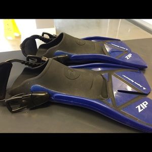 Aqua Sphere Zip Fins, Blue/Black