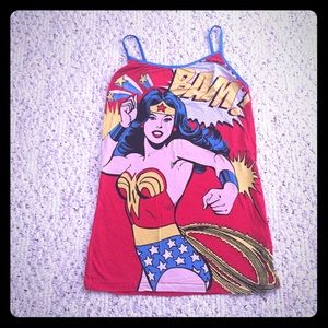 Bam! Wonder Woman tank or sleep tank. Never worn