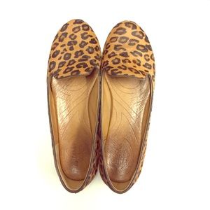 Clarks Chia Milly Leopard Print Flats