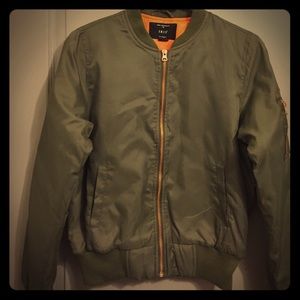 Forest green Bomber jacket