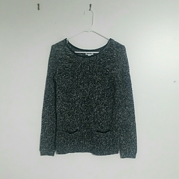 Gray woven sweater