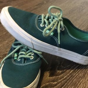 Dark teal Vans